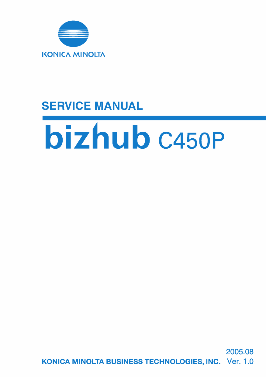 Konica-Minolta bizhub C450P Service Manual-1